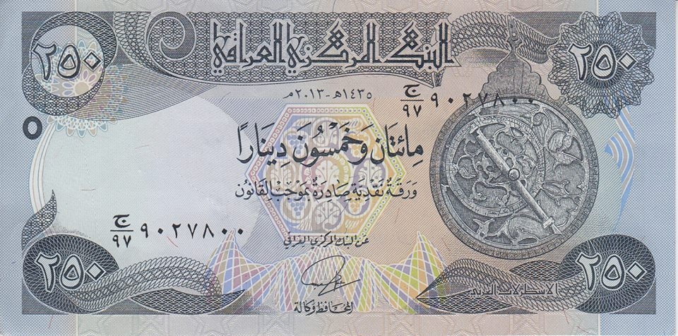 250 Dinar Notes