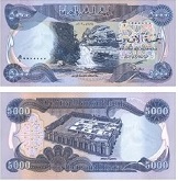 Dinar Iraq 5k